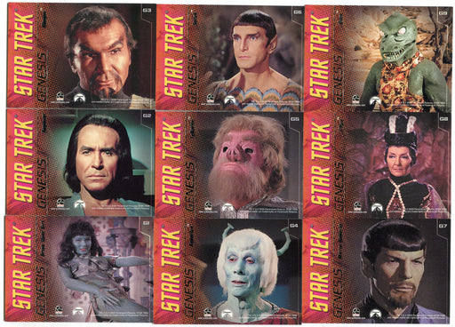 Star Trek Enterprise Season Four 4 Genesis Chase Card Set G1 - G9 9 card set - TvMovieCards.com