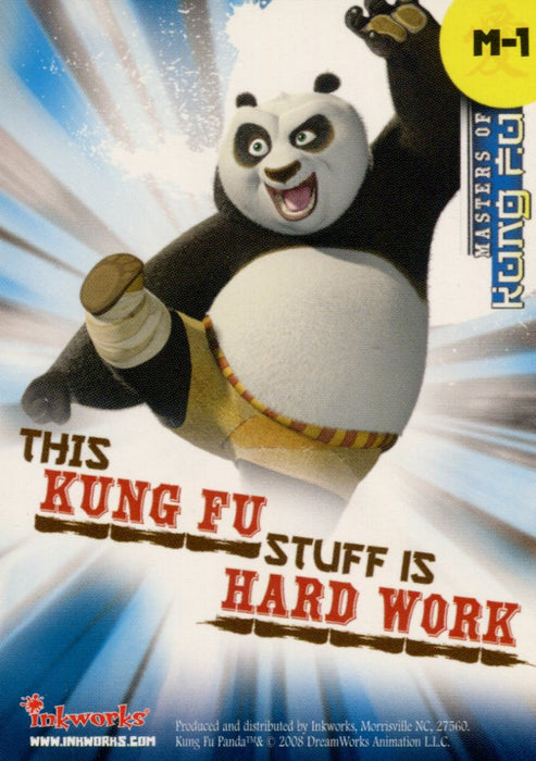 Kung Fu Panda Movie Masters of Kung Fu Lenticular Chase Card M-1 Po   - TvMovieCards.com