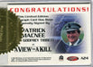 James Bond 40th Anniversary Patrick Macnee Autograph Card A24 Blue Ink   - TvMovieCards.com