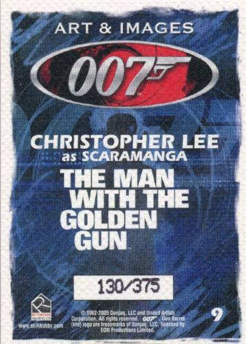 James Bond Dangerous Liaisons Art & Images of 007 Chase Card #9  130/375   - TvMovieCards.com