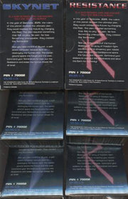 The Terminator CCG Starter Game Card Box 6 Theme Decks Skynet & Resistance - TvMovieCards.com