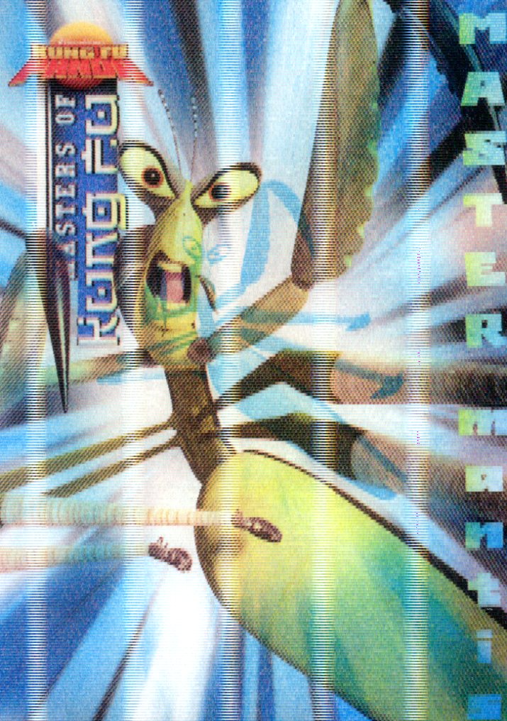 Kung Fu Panda Movie Masters of Kung Fu Lenticular Chase Card M-6 Mantis   - TvMovieCards.com