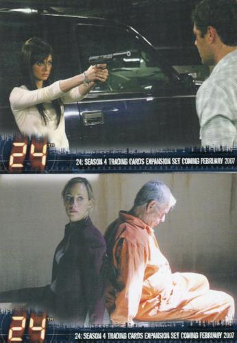 24 Twenty Four Season 4 Expansion Promo Card Set 2 Cards   - TvMovieCards.com