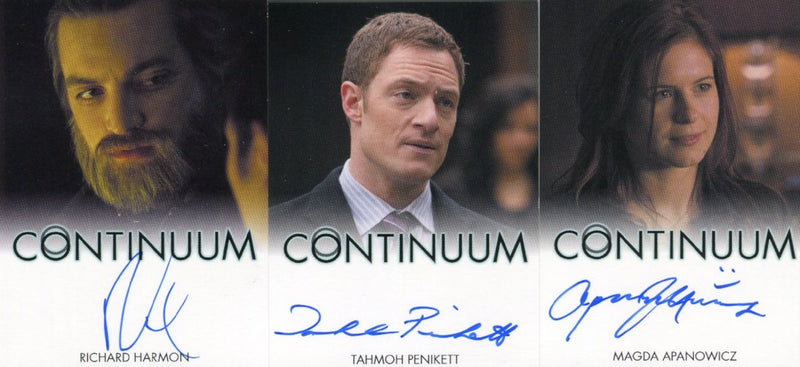 Continuum Seasons 1 & 2 Autograph Card Set 21 Cards 2014 Rittenhouse - TvMovieCards.com