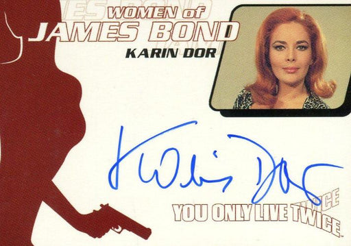 James Bond Women of James Bond in Motion Karin Dor Autograph Card WA4   - TvMovieCards.com