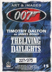 James Bond Dangerous Liaisons Art & Images of 007 Chase Card #15  227/375   - TvMovieCards.com