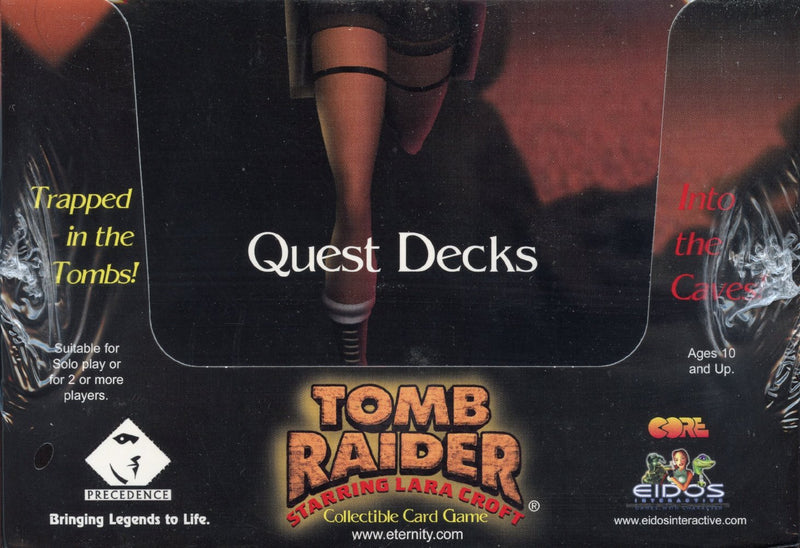 Tomb Raider CCG Starter Game Card Box 10 Quest Theme Decks   - TvMovieCards.com