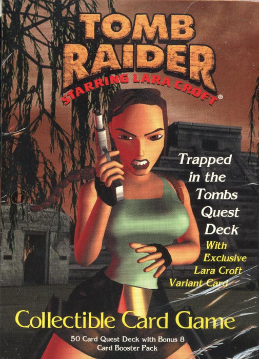 Tomb Raider CCG Starter Game Card Theme Deck Trapped in the Tombs Quest   - TvMovieCards.com
