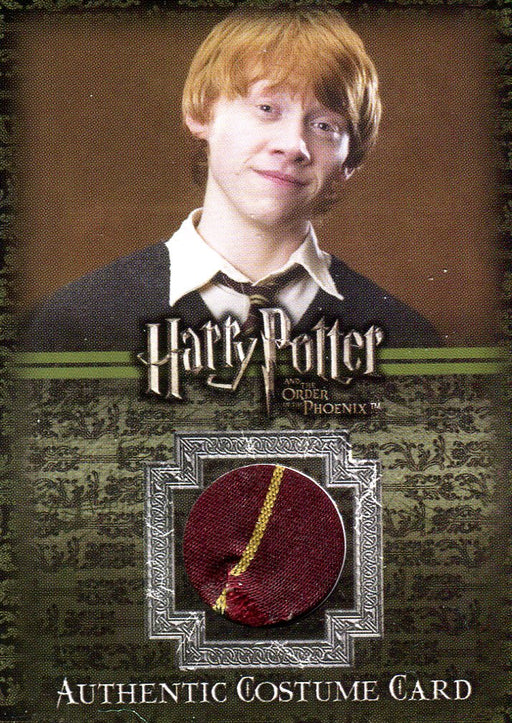 Harry Potter Order Phoenix Update Ron's Tie Costume Card C6 HP #023/120   - TvMovieCards.com