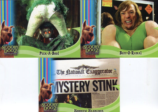 Scooby Doo 2 Monsters Unleashed Box Loader Chase Card Set BL-1 thru BL-3   - TvMovieCards.com
