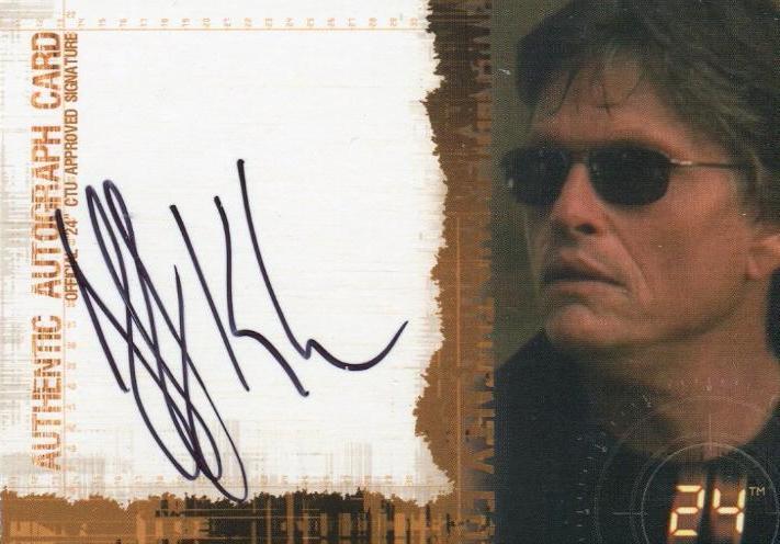 24 Twenty Four Season 5 Jeff Kober as Haas Autograph Card   - TvMovieCards.com