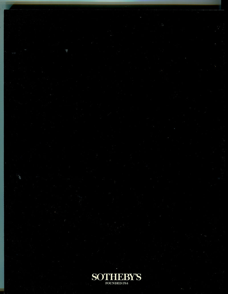 Sothebys Auction Catalog Sept 26 1992 French & Continental Furniture Decorations   - TvMovieCards.com