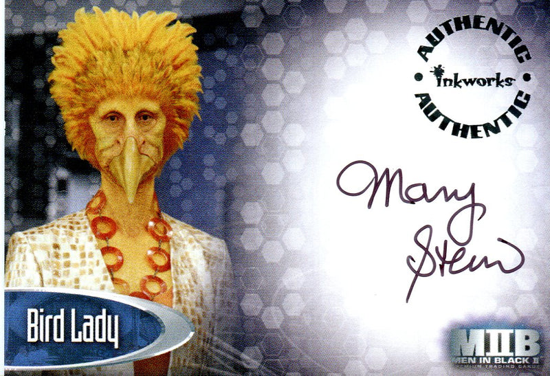 Men In Black II Movie Mary Stein as Bird Lady Autograph Card A6 Inkworks 2002   - TvMovieCards.com