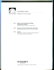 Sothebys Auction Catalog Sept 25 1992 American Paintings Drawings & Sculpture   - TvMovieCards.com
