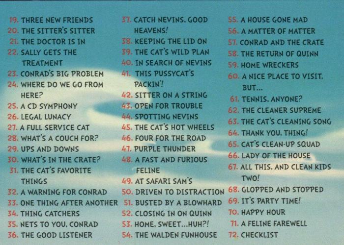 Cat in the Hat Movie Base Card Set Comic Images 2003   - TvMovieCards.com