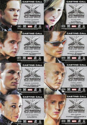 X-Men: The Last Stand Movie Casting Call Chase Card Set 16 Cards CC1 - CC16 - TvMovieCards.com