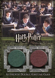 Harry Potter Order Phoenix Update Double Costume Card C15 HP #164/295   - TvMovieCards.com