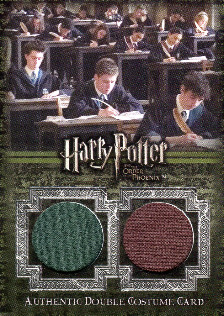 Harry Potter Order Phoenix Update Double Costume Card C15 HP #164/295   - TvMovieCards.com