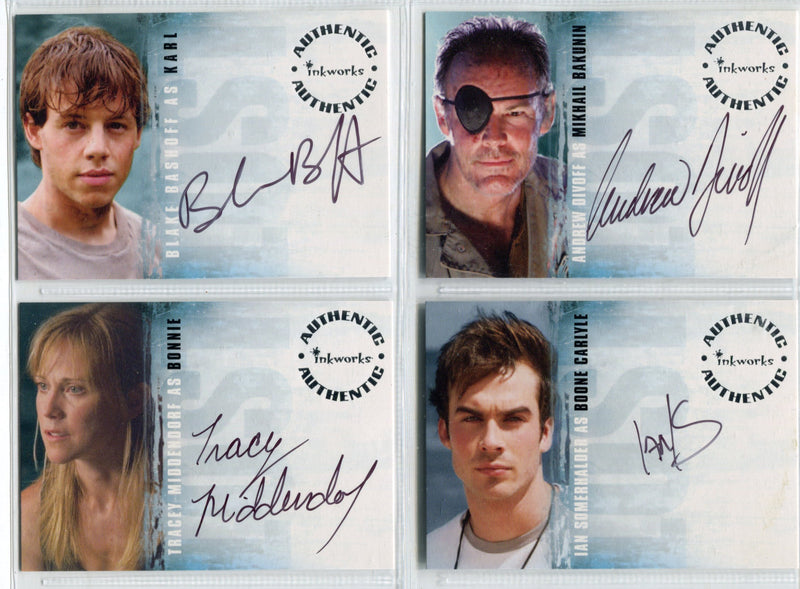 Lost Season 3 Three (10) Autograph Card Set A25-A34 Inkworks Elizabeth Mitchell - TvMovieCards.com