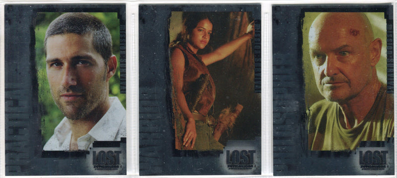 Lost Revelations Mission: Survival Box-Loader Box Topper Chase Card Set BL1-BL3   - TvMovieCards.com