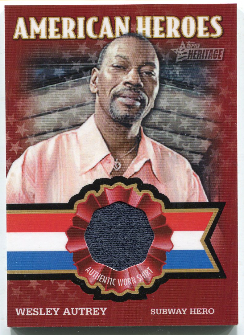 American Heritage Heroes Relics Wesley Autry AHR-WA Topps 2009   - TvMovieCards.com
