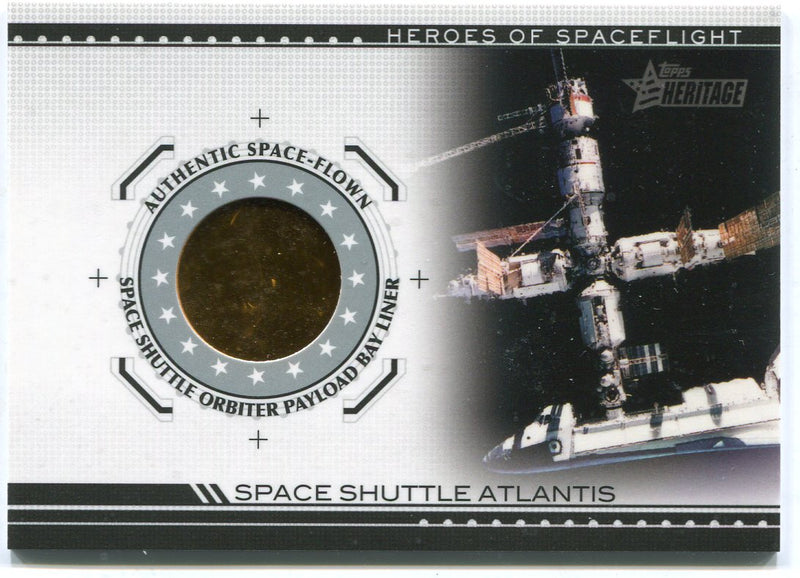 American Heritage Heroes HSFR-SSA3 Atlantis Space Shuttle Payload Bay Liner Card   - TvMovieCards.com