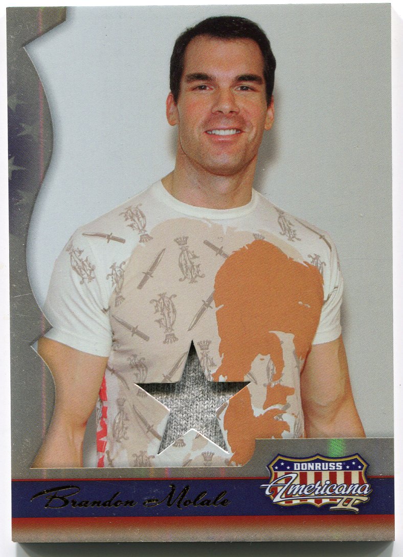 2008 Donruss Americana II Stars Material Brandon Molale #142 Costume Card   - TvMovieCards.com