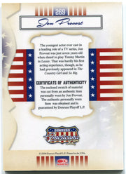 2008 Donruss Americana II Stars Material Jon Provost #269 Costume Card   - TvMovieCards.com