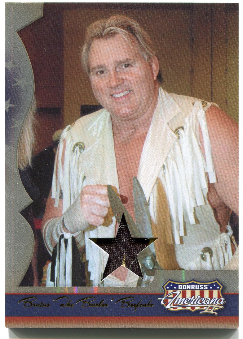 2008 Donruss Americana II Star Material Brutus "The Barber" Beefcake #153 Card   - TvMovieCards.com