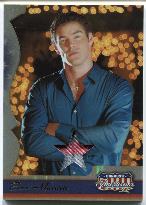 2008 Donruss Americana II Star Material Evan Marriott #183 Costume Card   - TvMovieCards.com