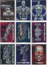 Terminator Salvation Embossed Foil Cards Chase Card Set 1 - 9 Topps 2009   - TvMovieCards.com