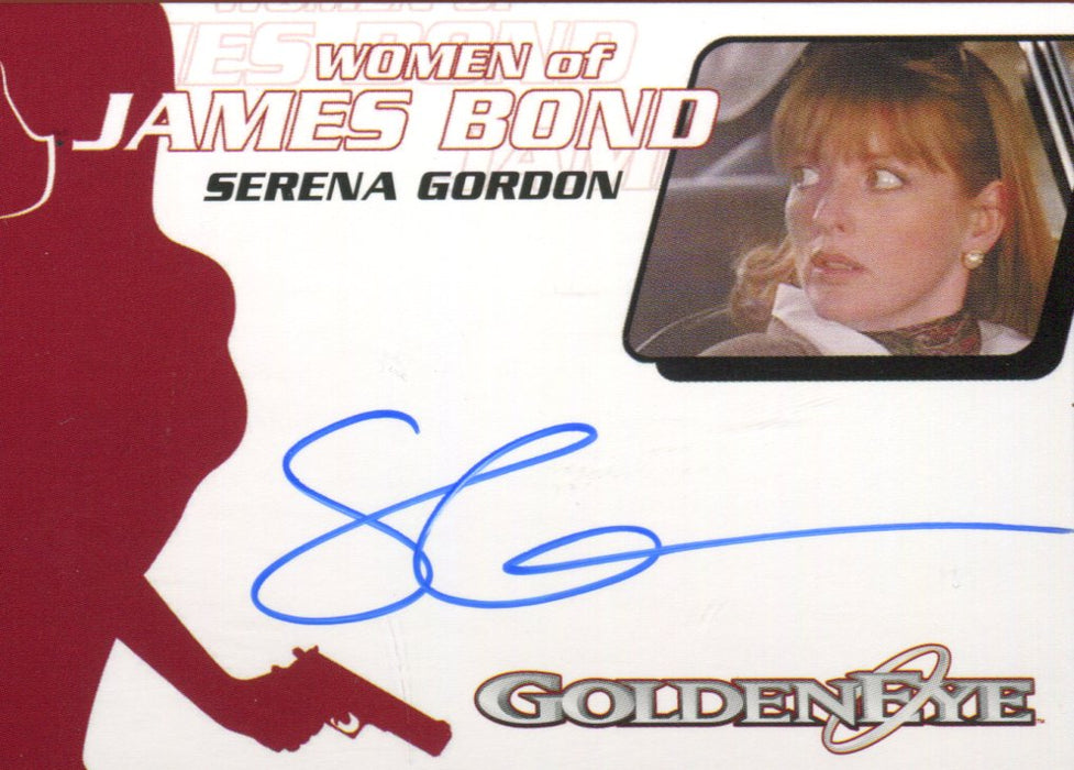James Bond Archives 2014 Edition Serena Gordon Autograph Card WA51   - TvMovieCards.com
