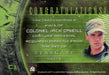 Stargate SG-1 Premiere Edition Colonel Jack O'Neill Costume Card C1   - TvMovieCards.com