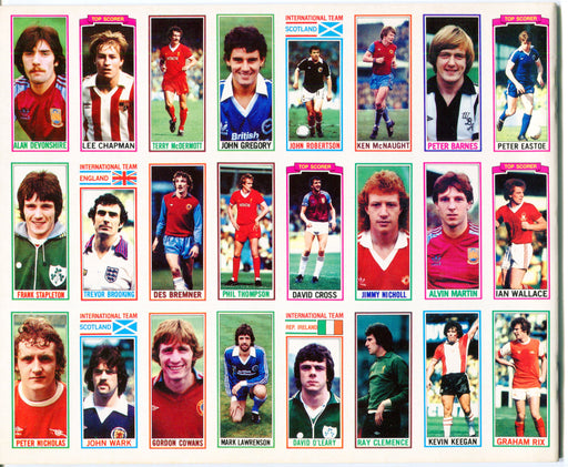 Topps 1981 Footballer Card Collector's Album Soccer (Empty No Cards)   - TvMovieCards.com