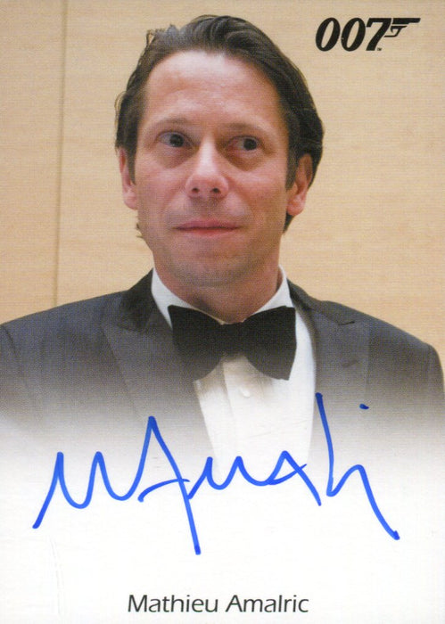 James Bond Classics 2016 Mathieu Amalric Autograph Card   - TvMovieCards.com