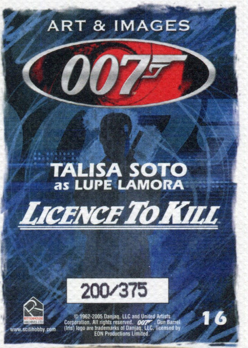 James Bond Dangerous Liaisons Art & Images of 007 Chase Card #16  200/375   - TvMovieCards.com