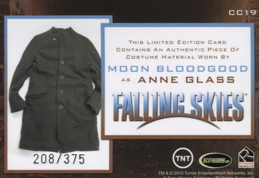 Falling Skies Season 2 Premium Pack Anne Glass Costume Card CC19 #208/375   - TvMovieCards.com