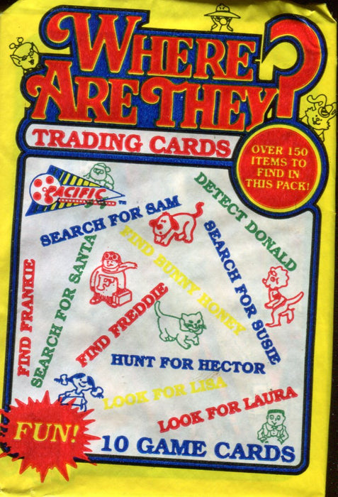 Where Are They? Game Cards Vintage Card Box 36 Packs Pacific 1992   - TvMovieCards.com