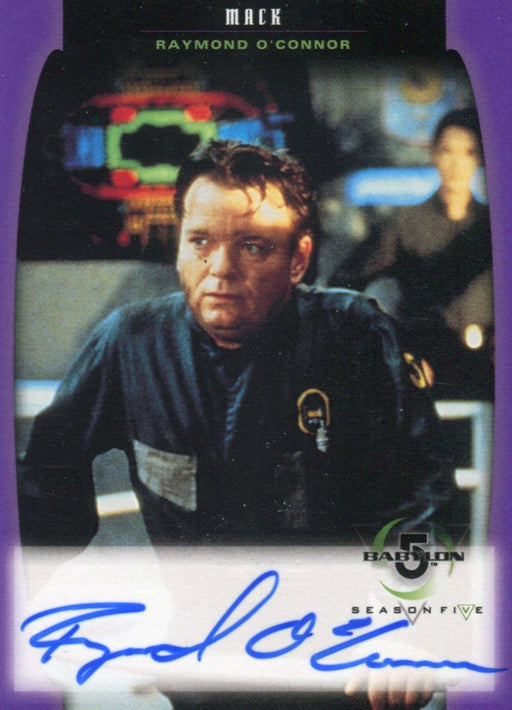 Babylon 5 Season 5 Raymond O'Connor as Mack Autograph Card A04   - TvMovieCards.com