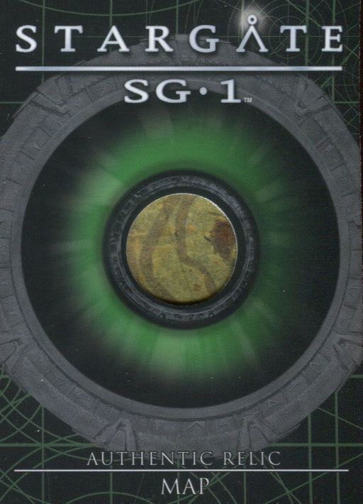Stargate SG-1 Season Eight Map Relic Prop Card R11 #285/411   - TvMovieCards.com