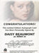 James Bond Archives Final Edition 2017 Daisy Beaumont Autograph Card   - TvMovieCards.com