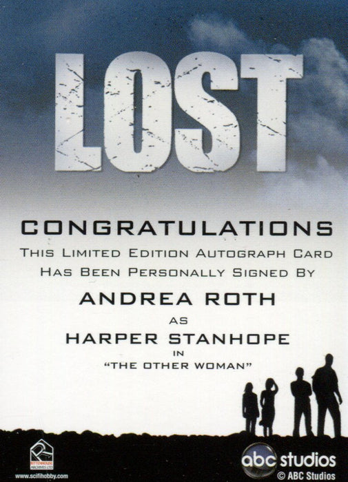 Lost Seasons 1-5 Andrea Roth as Harper Stanhope Autograph Card   - TvMovieCards.com