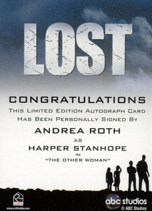 Lost Seasons 1-5 Andrea Roth as Harper Stanhope Autograph Card   - TvMovieCards.com
