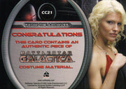Battlestar Galactica Season Two Number Six Costume Card CC21   - TvMovieCards.com