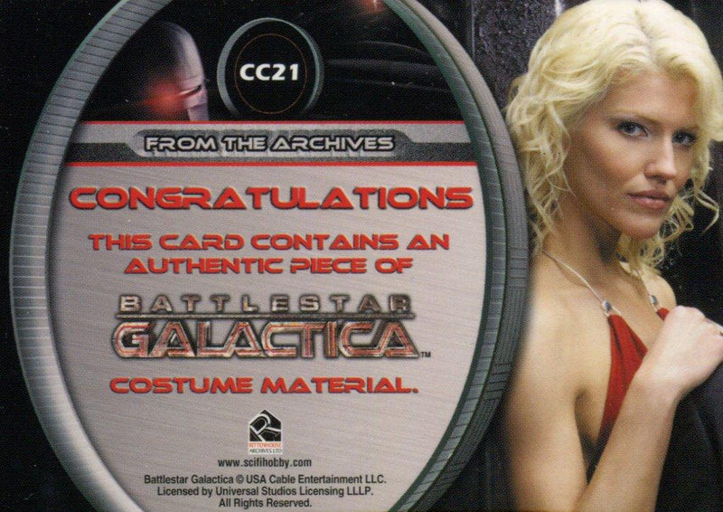 Battlestar Galactica Season Two Number Six Costume Card CC21   - TvMovieCards.com