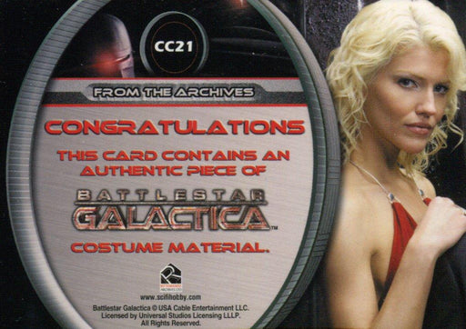 Battlestar Galactica Season Two Number Six Costume Card CC21   - TvMovieCards.com