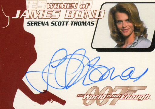 James Bond The Quotable James Bond Serena Scott Thomas Autograph Card WA18   - TvMovieCards.com