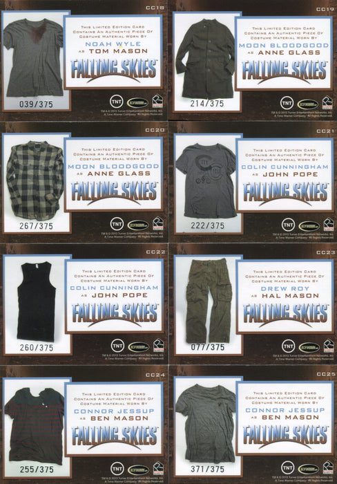 Falling Skies Season 2 Premium Pack Costume Card Set 19 Cards   - TvMovieCards.com