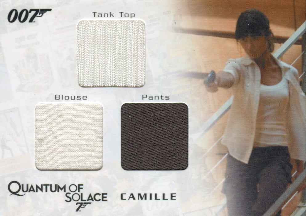 James Bond 2009 Archives Camille Triple Relic Card QC05 #021/475   - TvMovieCards.com