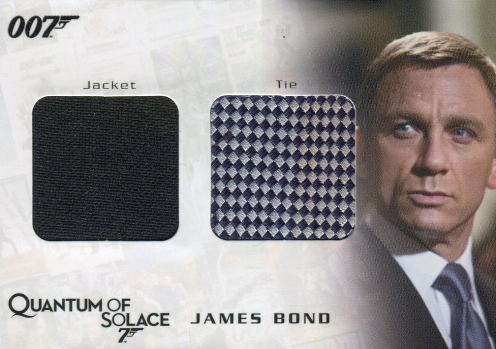 James Bond 2009 Archives James Bond Double Relic Card QC03 #021/350   - TvMovieCards.com